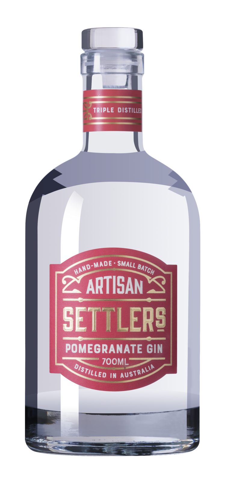 Settlers Spirits Pomegranate Gin